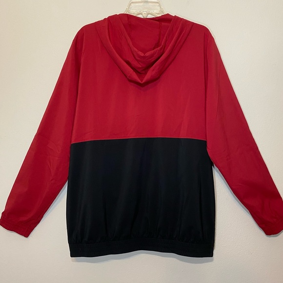 Adidas Track Jacket Windbreaker Hoodie Colorblock - Picture 9 of 12